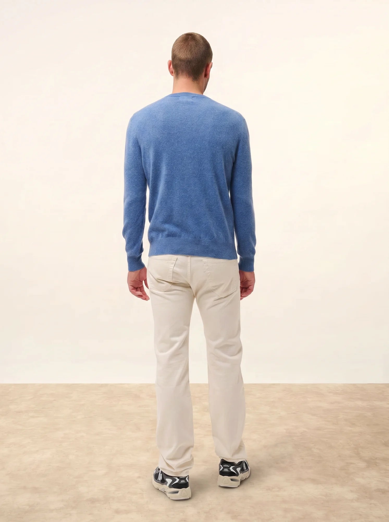 WALT pullover v-ausschnitt blau denim
