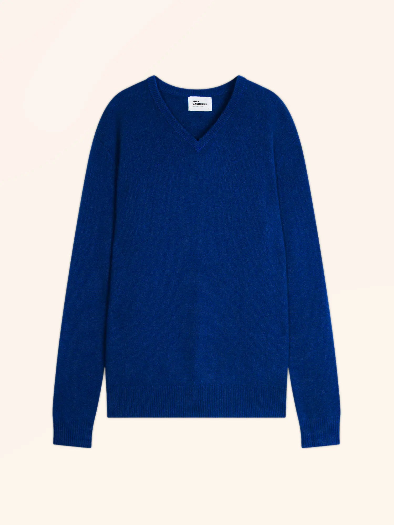 NATHAN pull col V 4 fils outremer