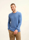 GABIN pullover rundhalsausschnitt 4-fädig blau denim