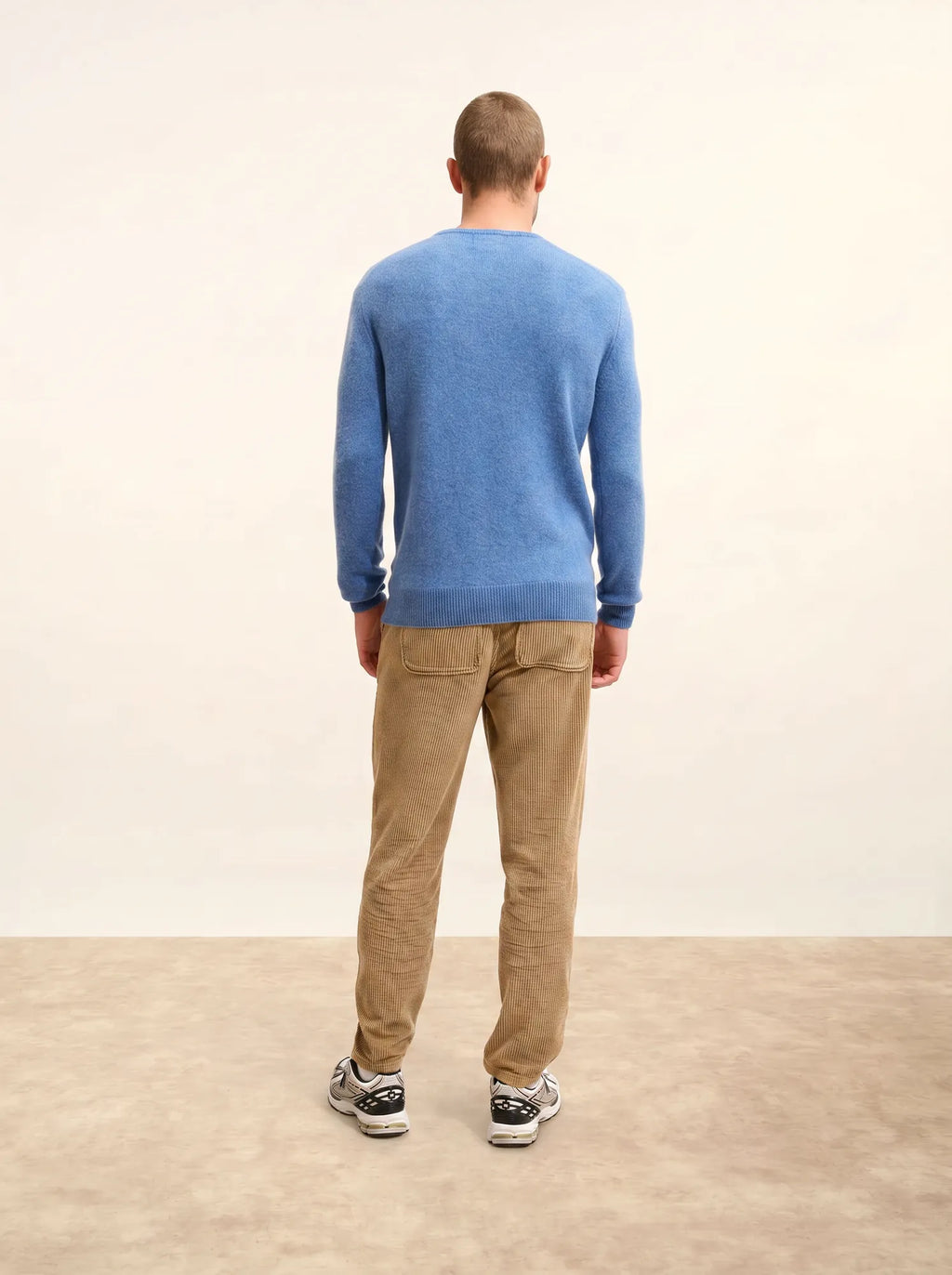GABIN pullover rundhalsausschnitt 4-fädig blau denim