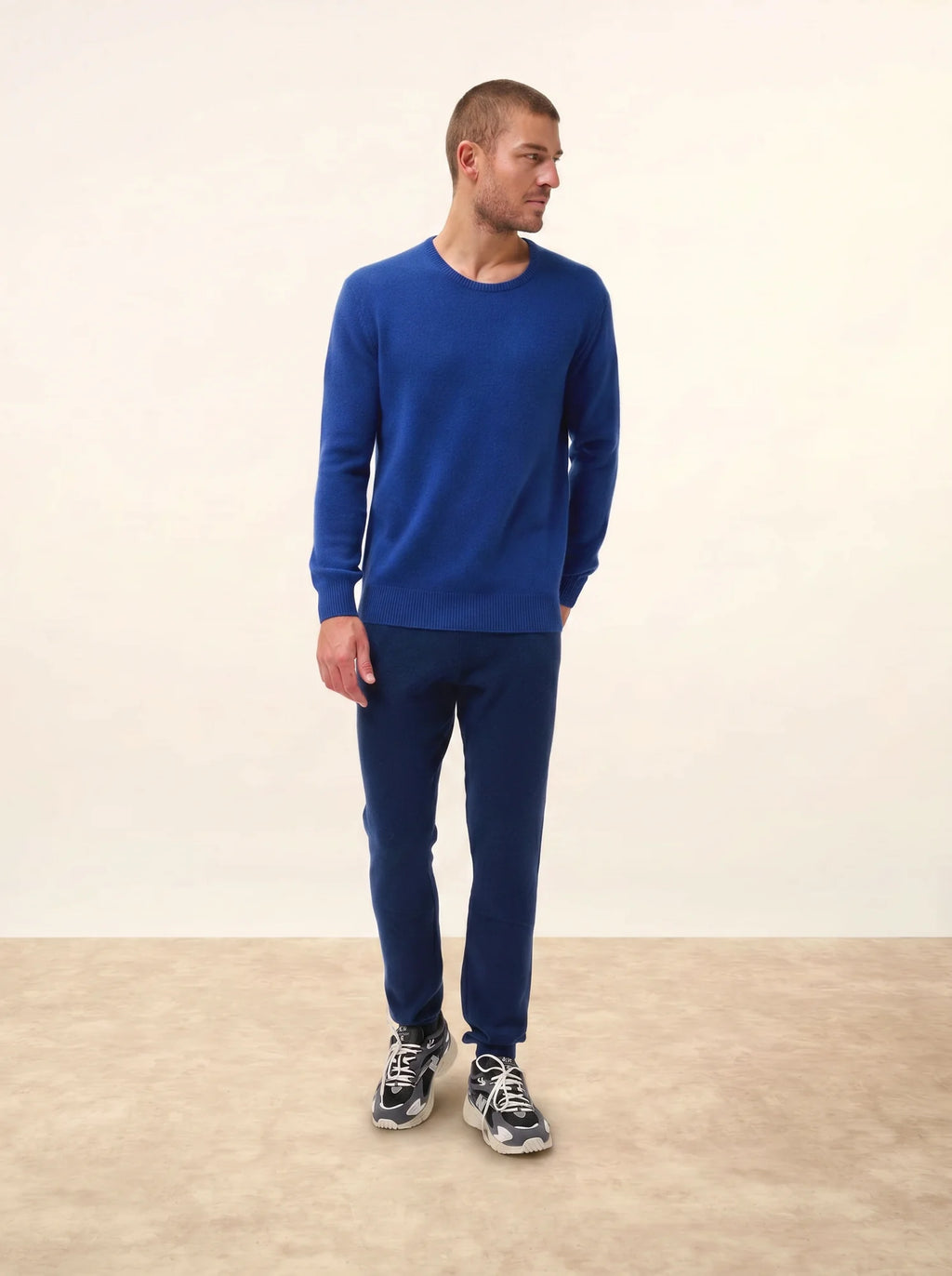 GABIN pullover rundhalsausschnitt 4-fädig ultramarin