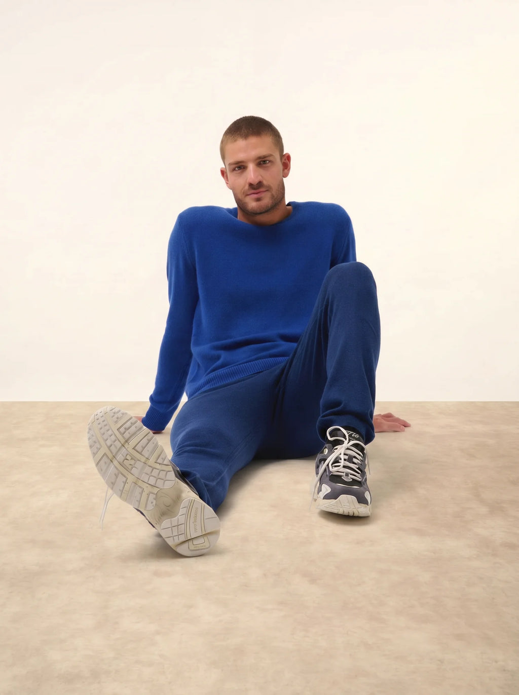 GABIN pullover rundhalsausschnitt 4-fädig ultramarin