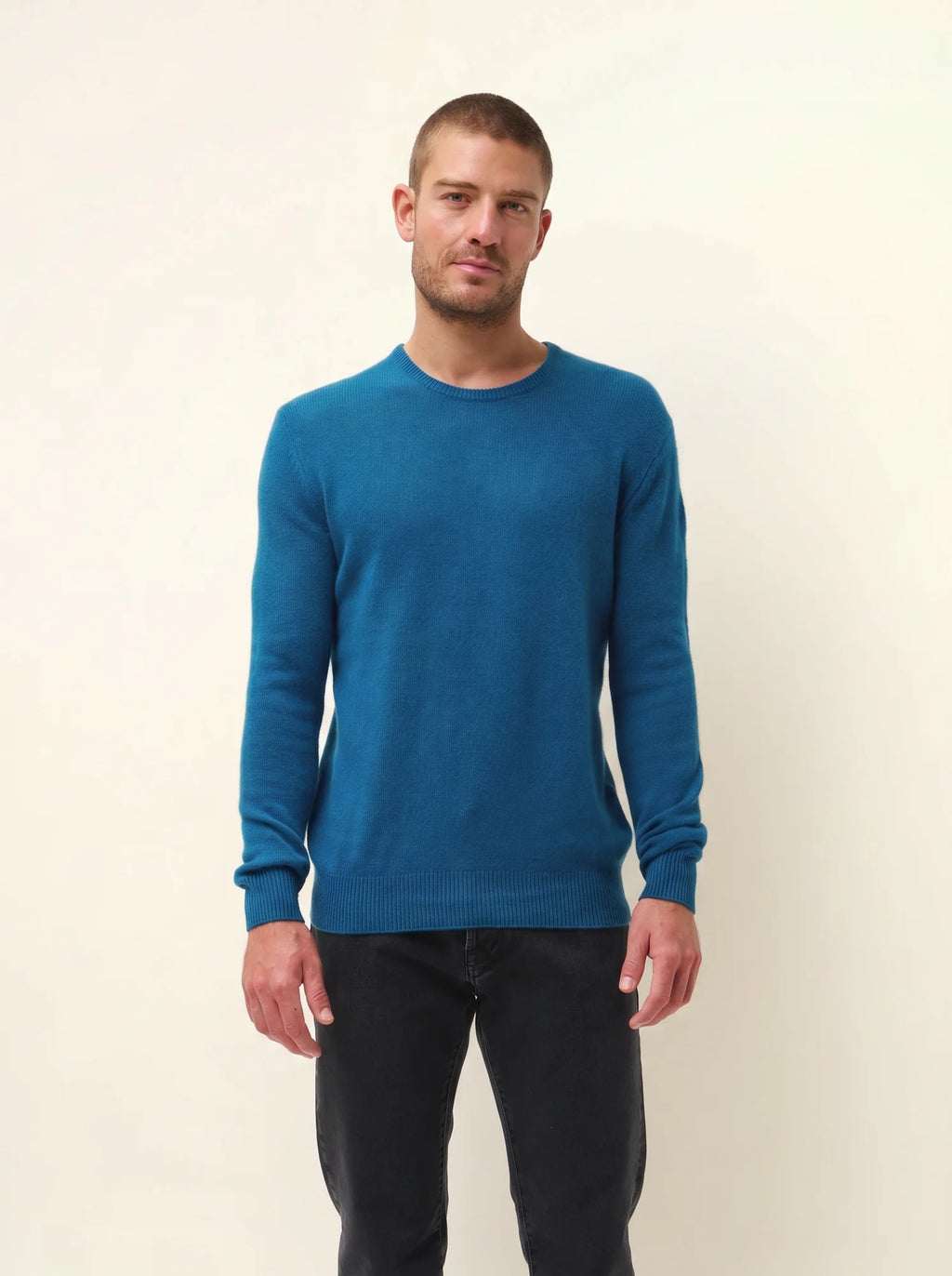 GABIN pullover rundhalsausschnitt 4-fädig paon