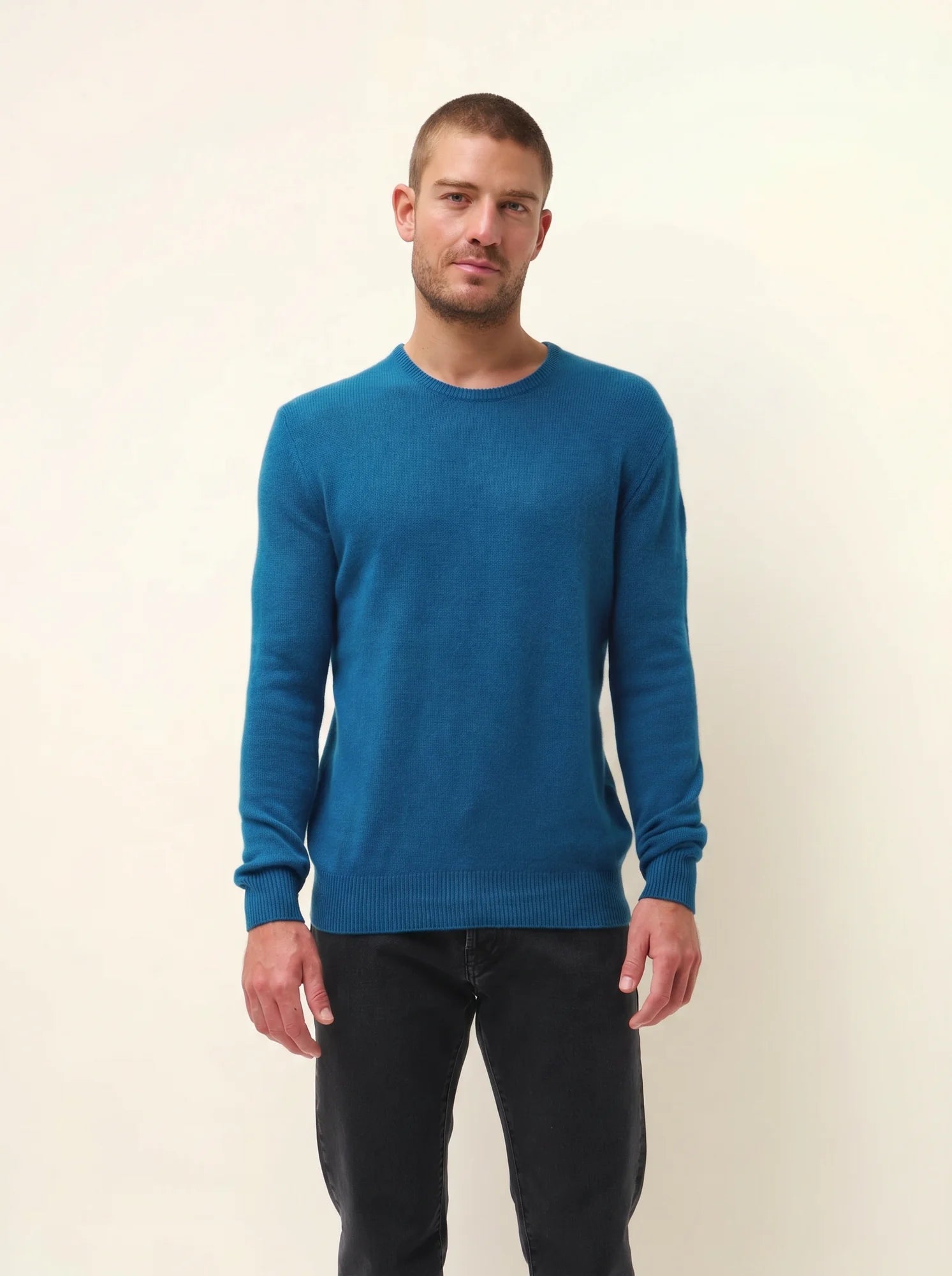 GABIN pullover rundhalsausschnitt 4-fädig paon