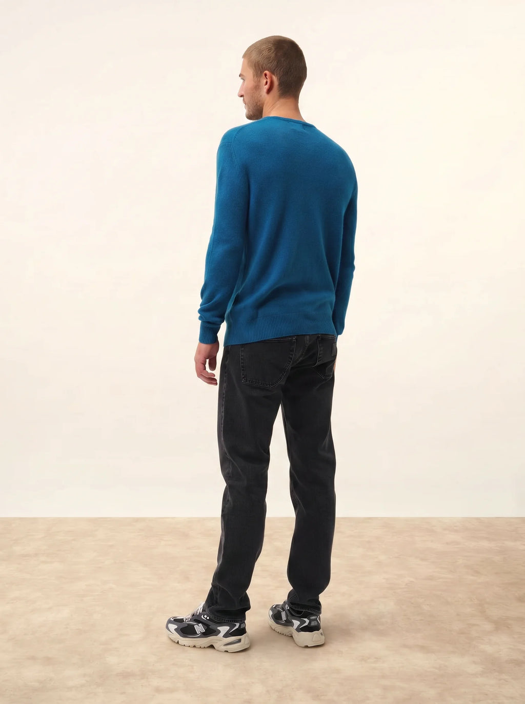 GABIN pullover rundhalsausschnitt 4-fädig paon