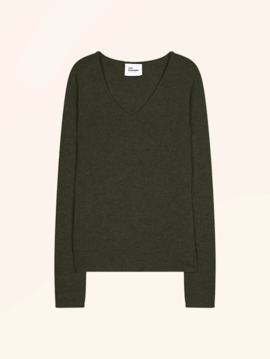 ABBY pullover v-ausschnitt 4-fädig khaki
