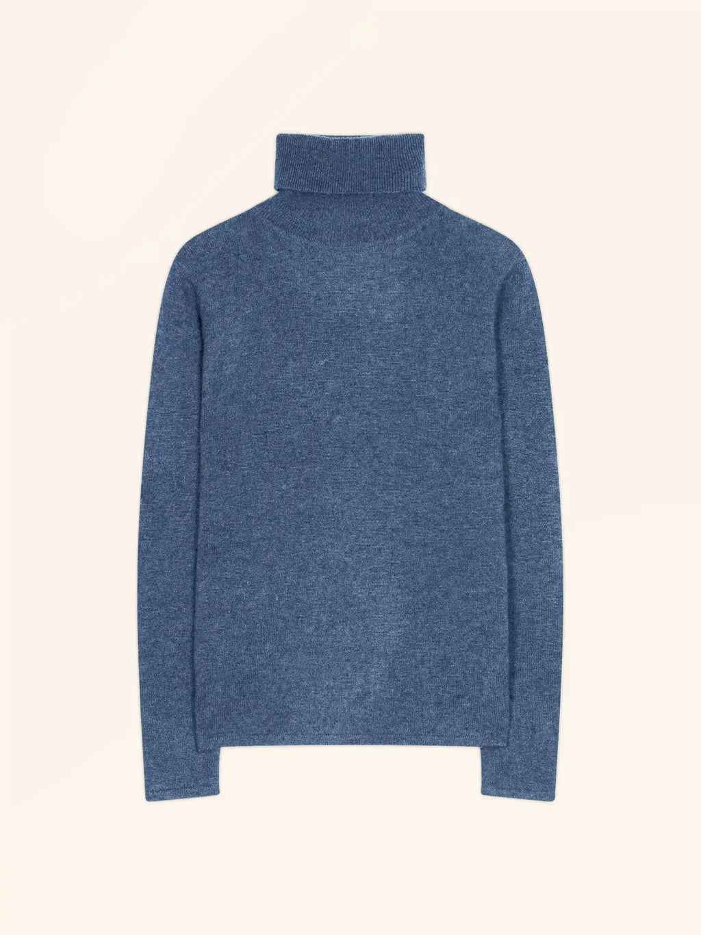AVA pullover rollkragen blau denim