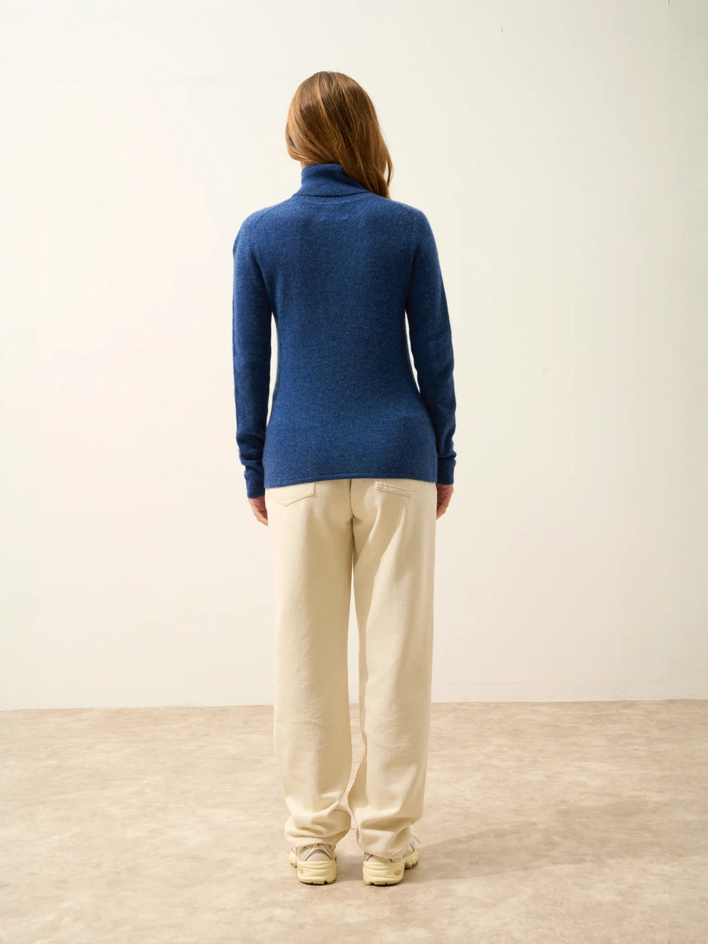 AVA pullover rollkragen océan meliert