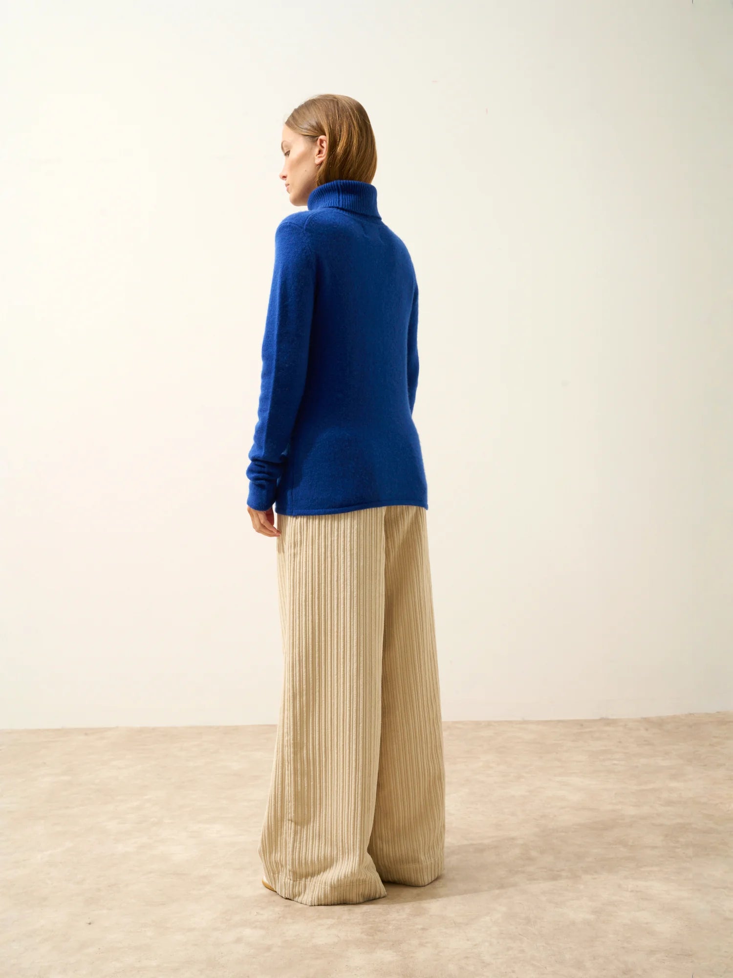 MATT pullover rollkragen 4-fädig ultramarin