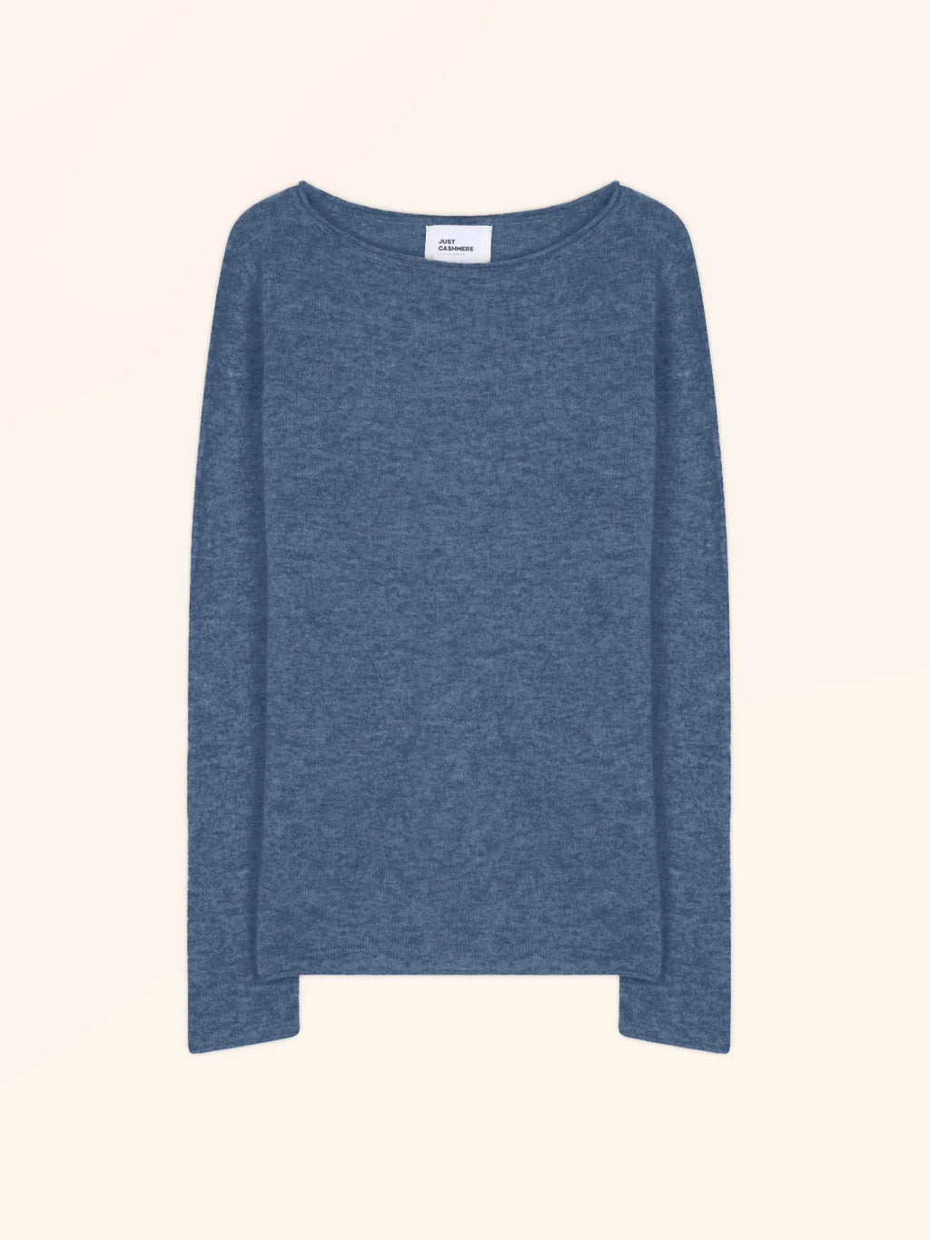 GRACE pullover u-boot-ausschnitt blau denim