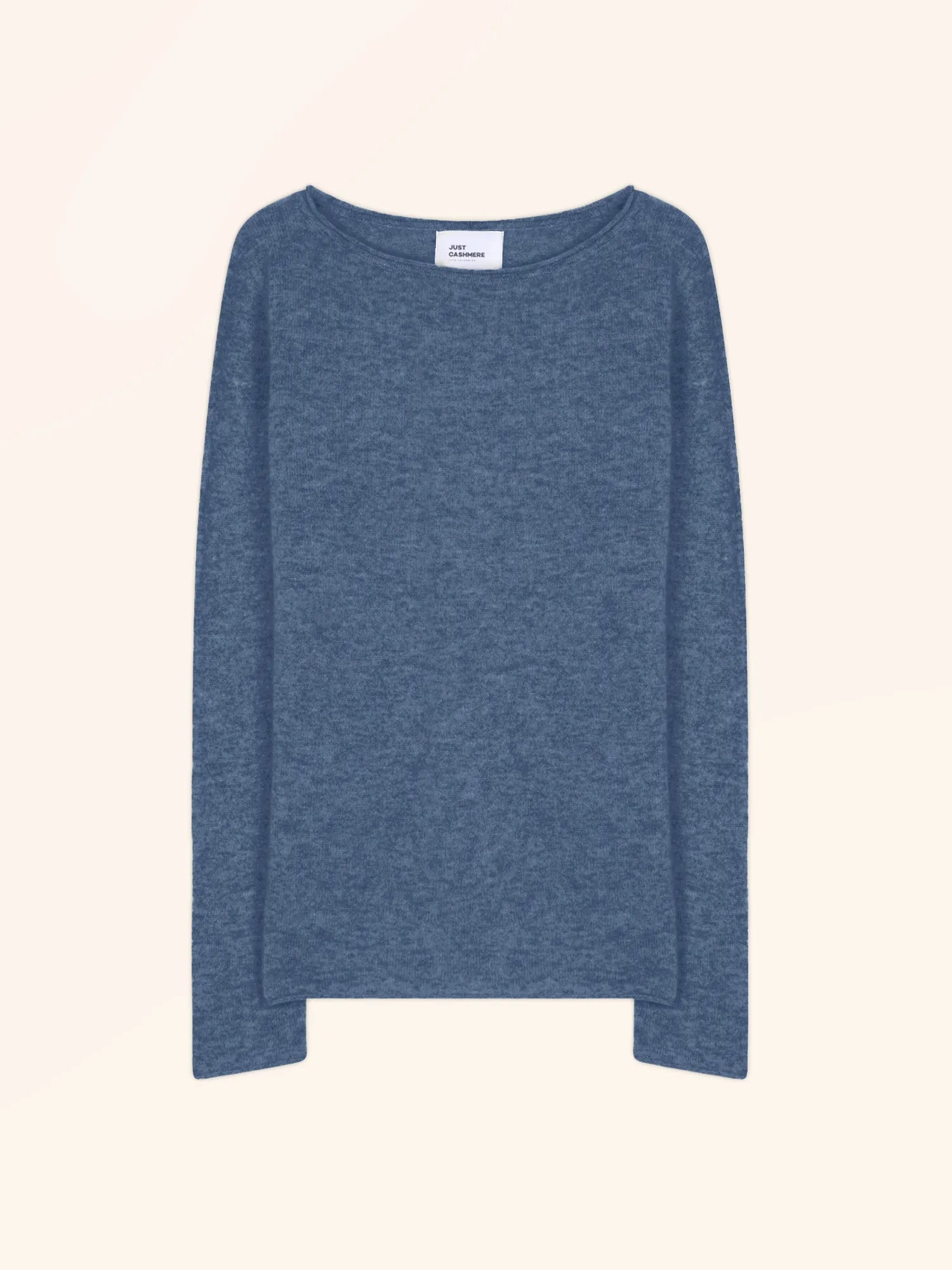 GRACE pullover u-boot-ausschnitt blau denim