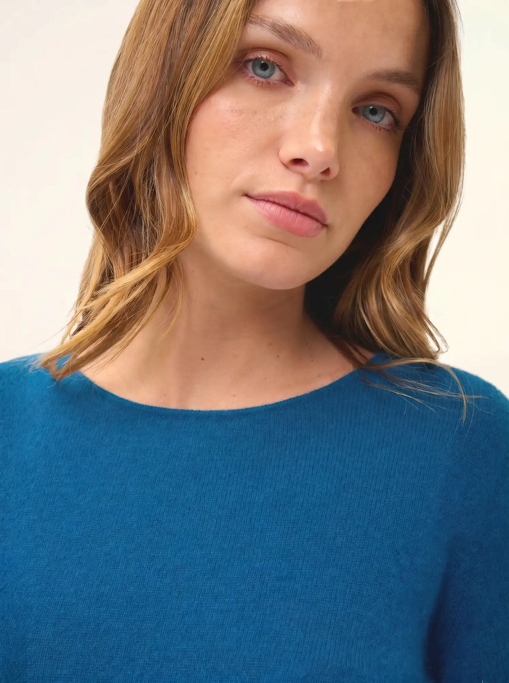 VIVIAN pullover rundhalsausschnitt paon