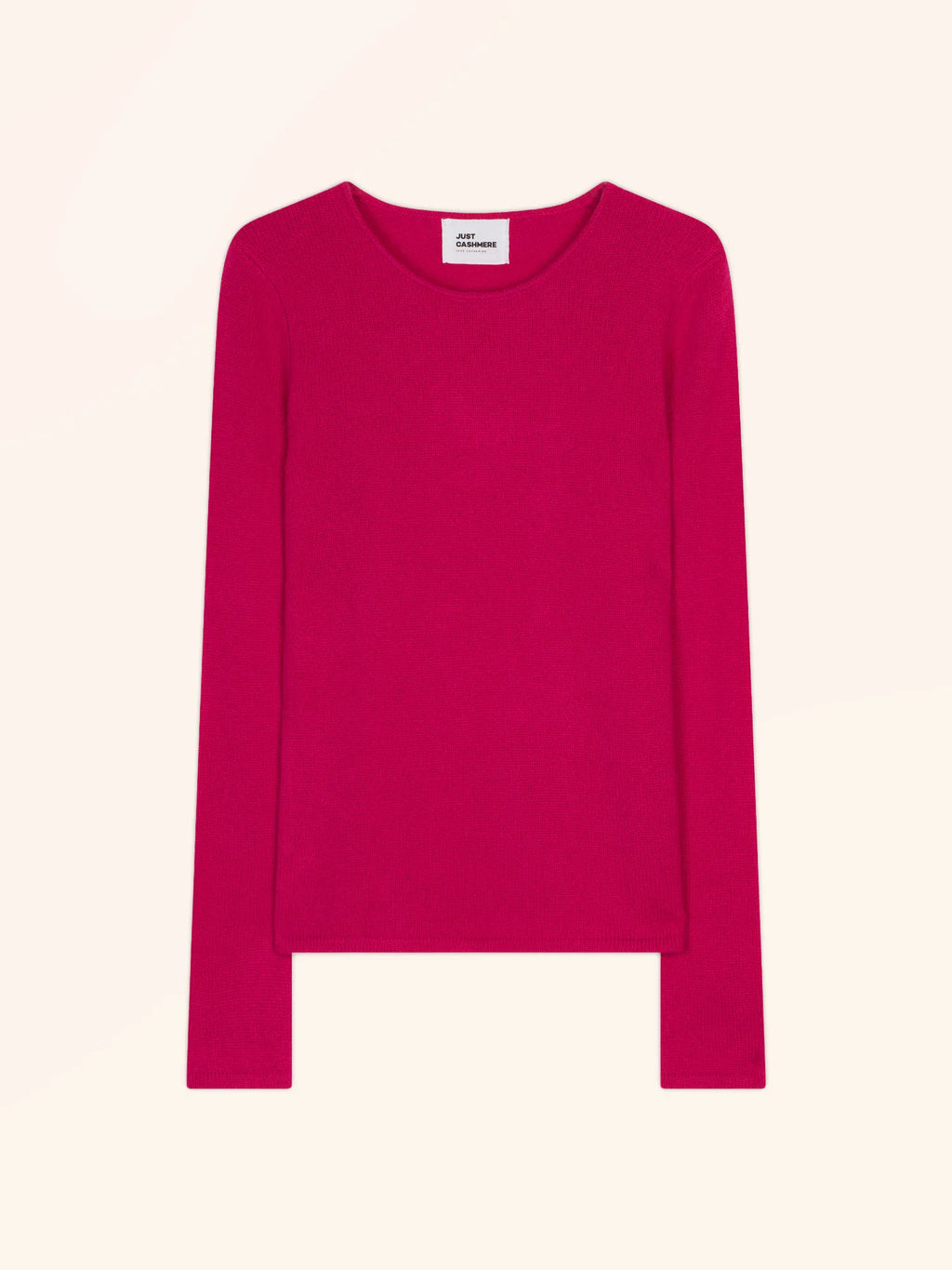 JOYCE pullover rundhalsausschnitt 4-fädig fuchsia