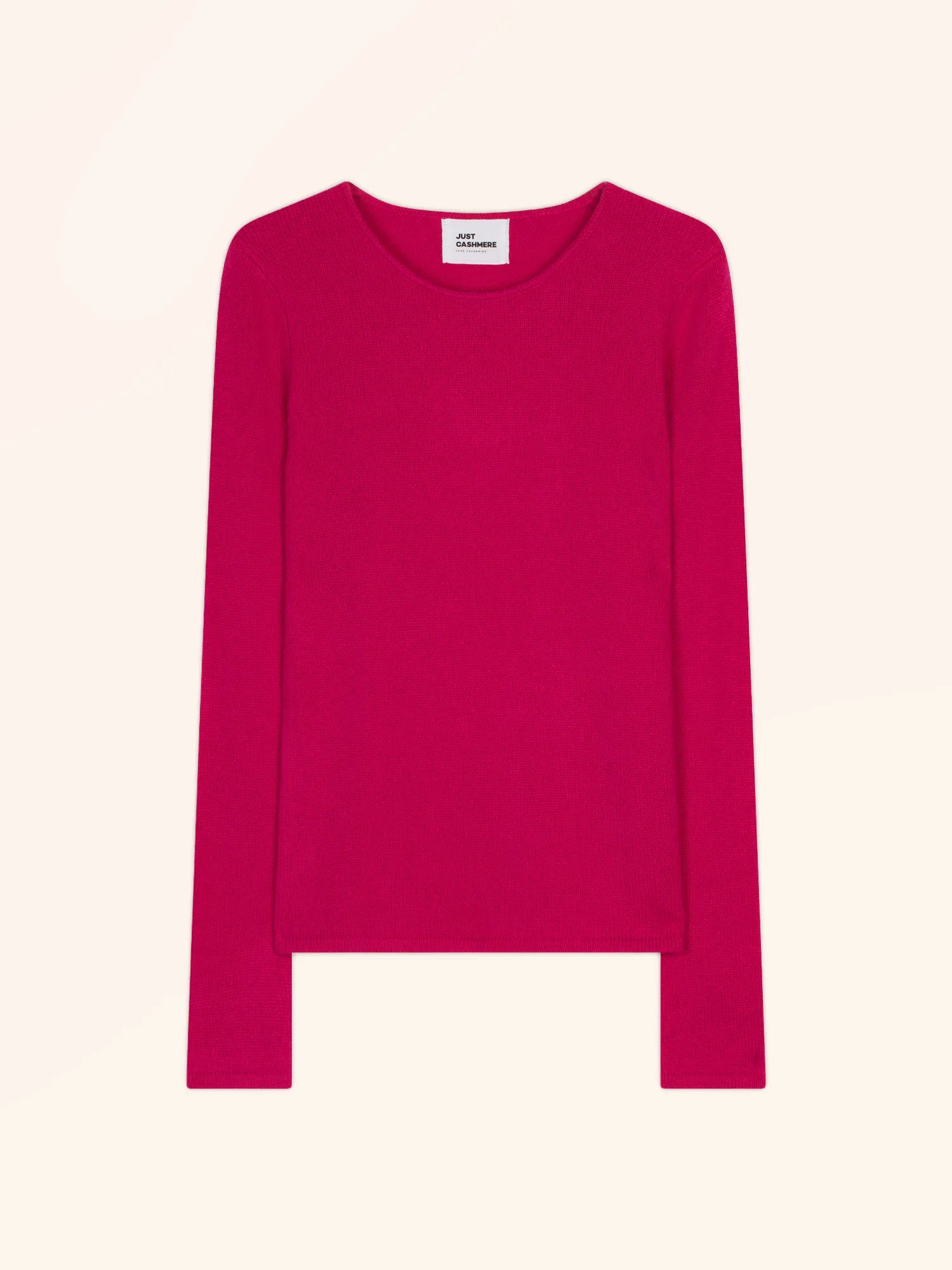 JOYCE pullover rundhalsausschnitt 4-fädig fuchsia