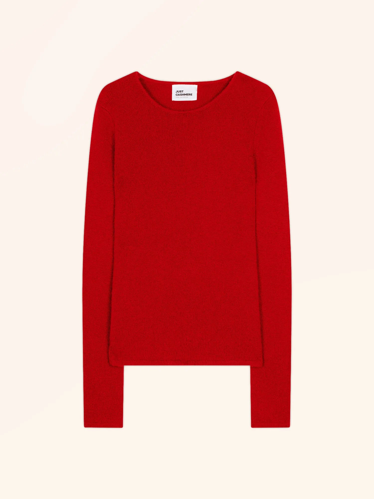 JOYCE pullover rundhalsausschnitt 4-fädig rot