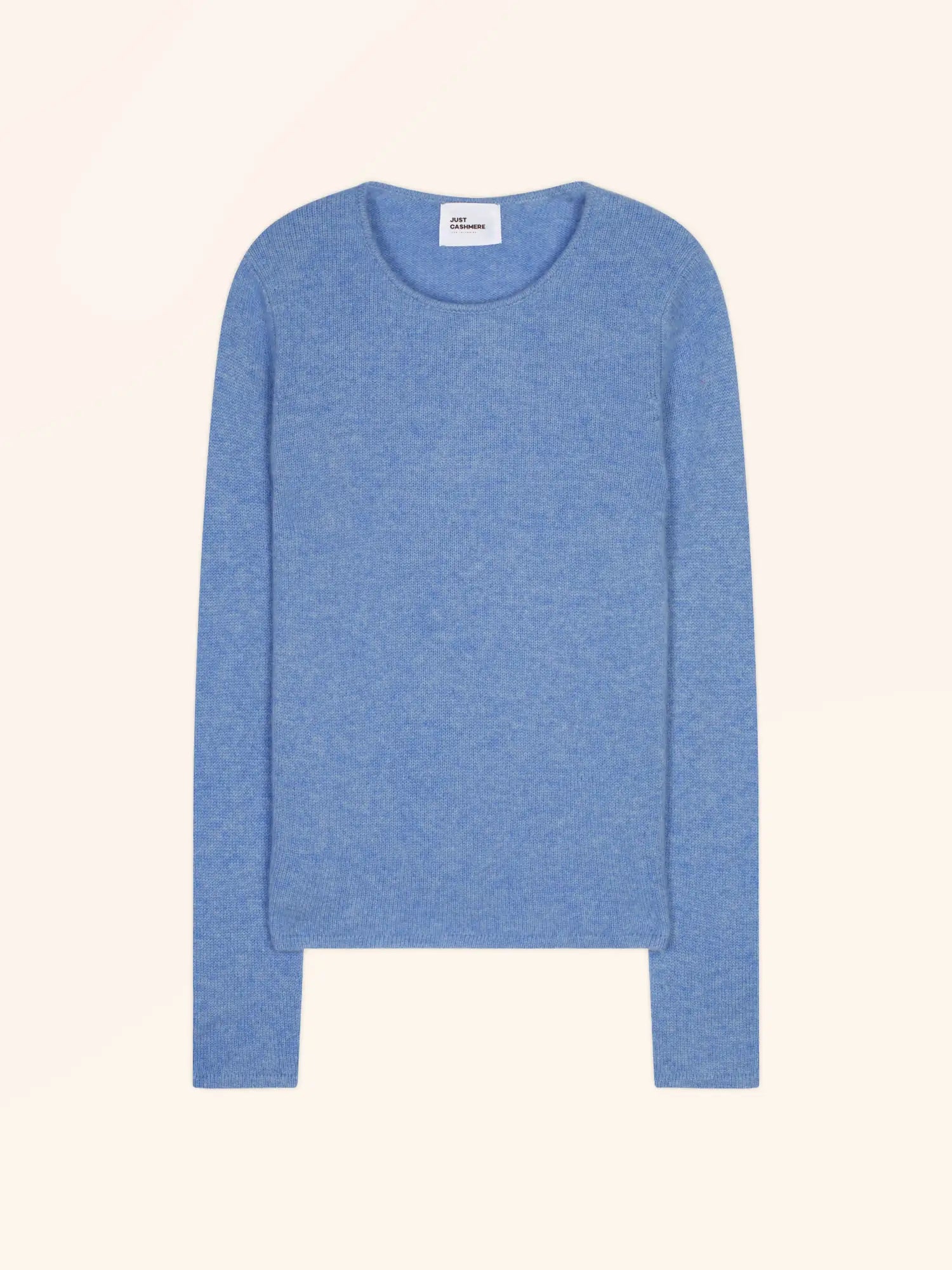 JOYCE pullover rundhalsausschnitt 4-fädig himmelblau