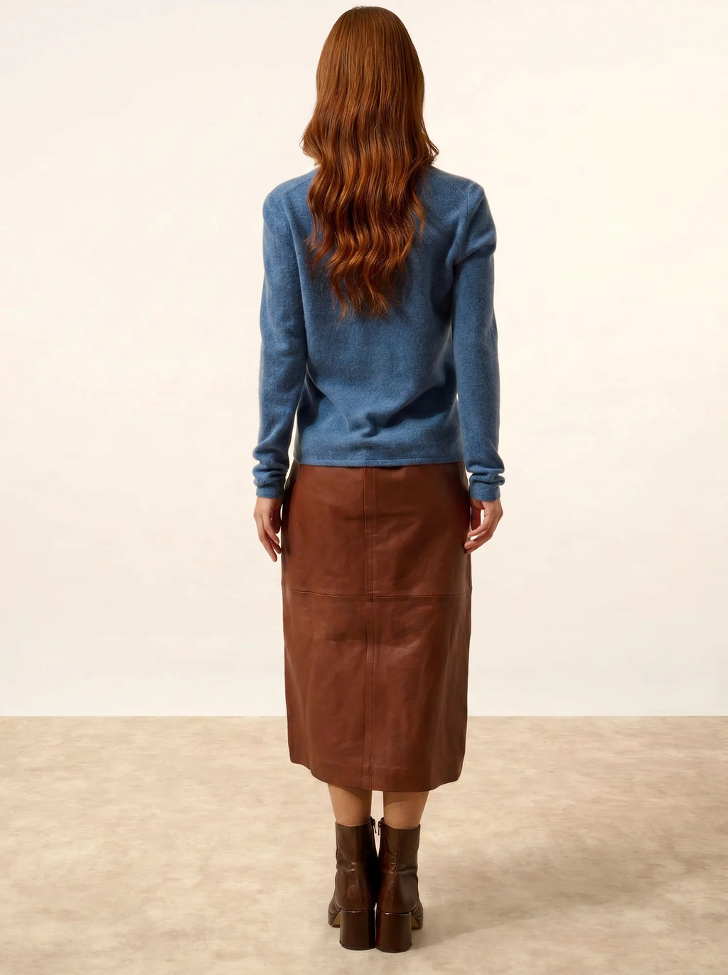 NORMA strickjacke v-ausschnitt blau denim