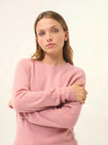 JANE pull col rond bois de rose