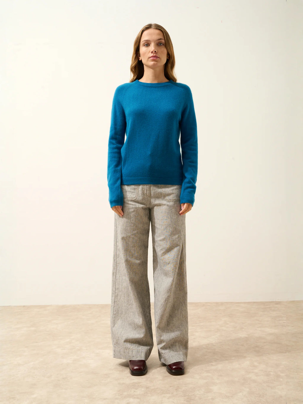 JANE pull col rond paon