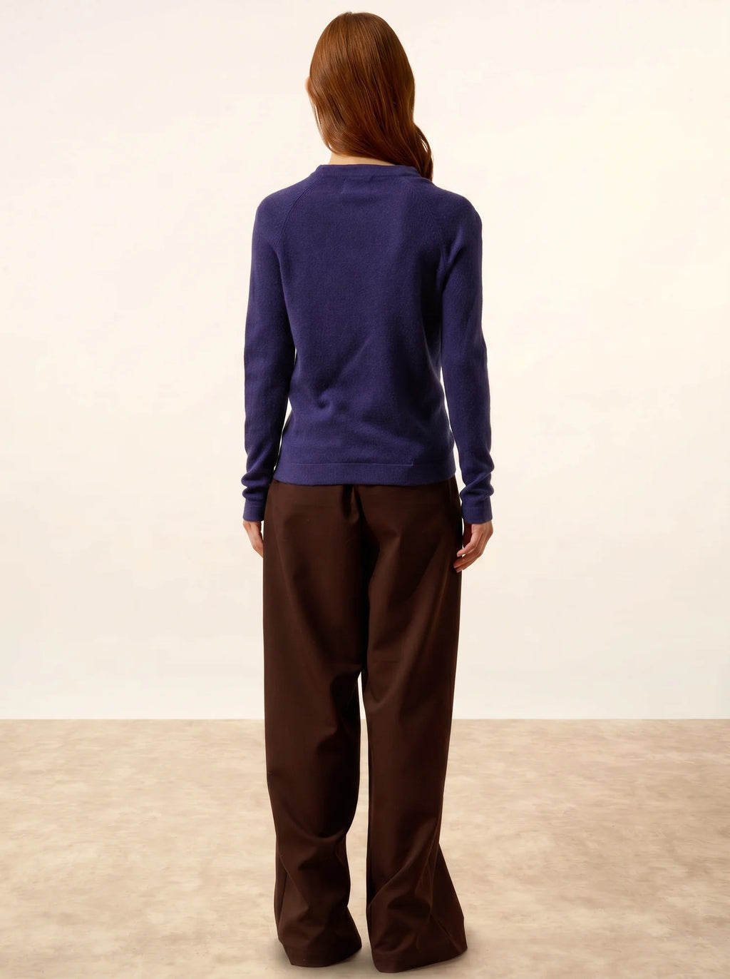 JANE pullover rundhalsausschnitt violett