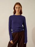 JANE pullover rundhalsausschnitt violett