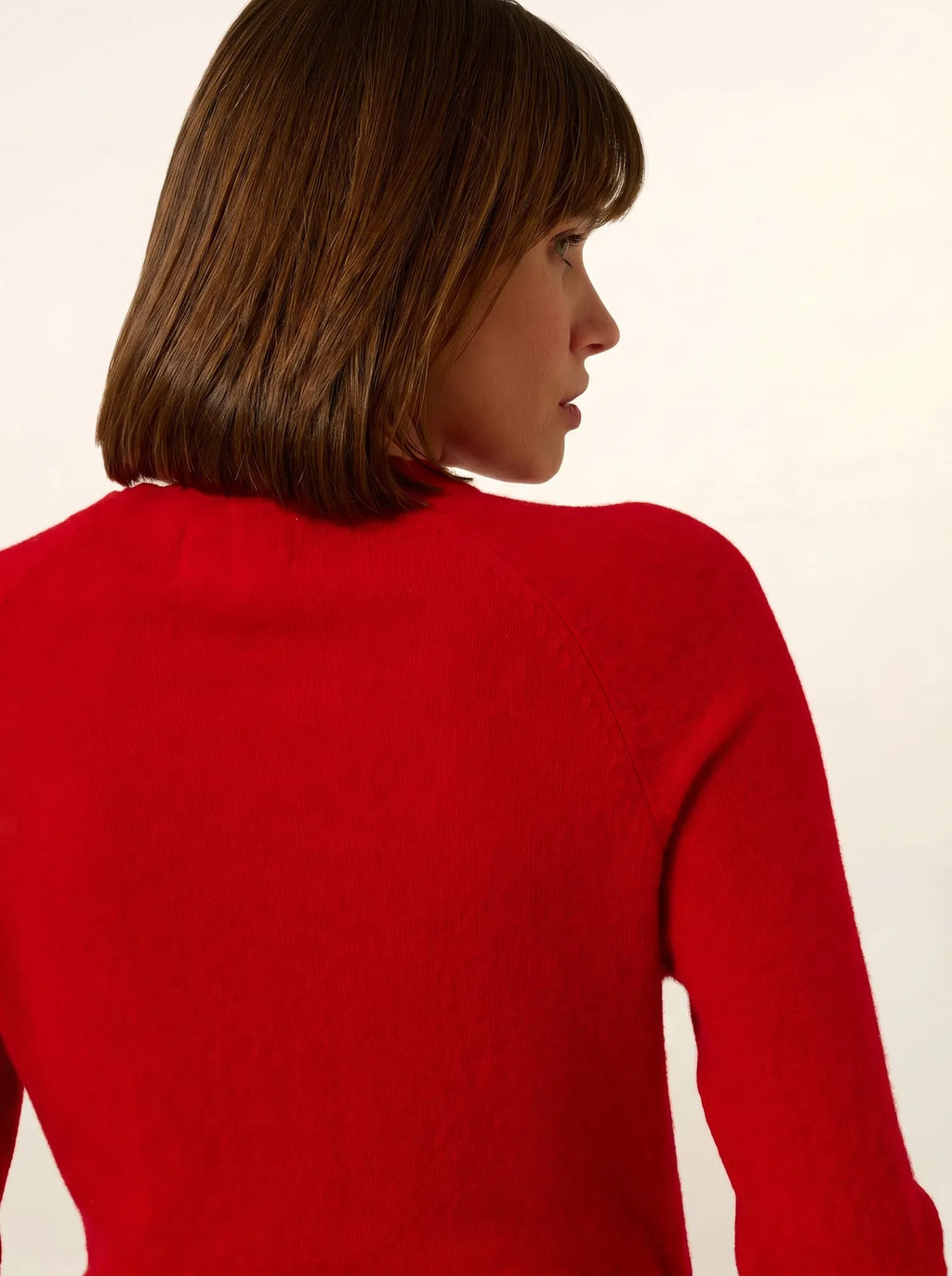 JANE pullover rundhalsausschnitt rot