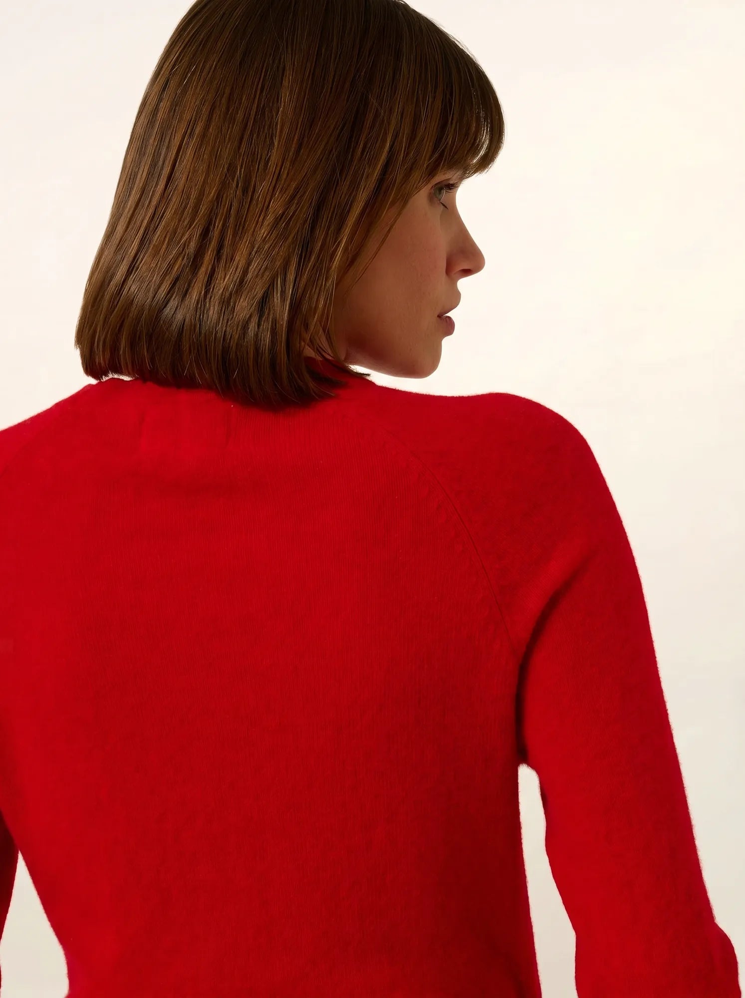 JANE pullover rundhalsausschnitt rot