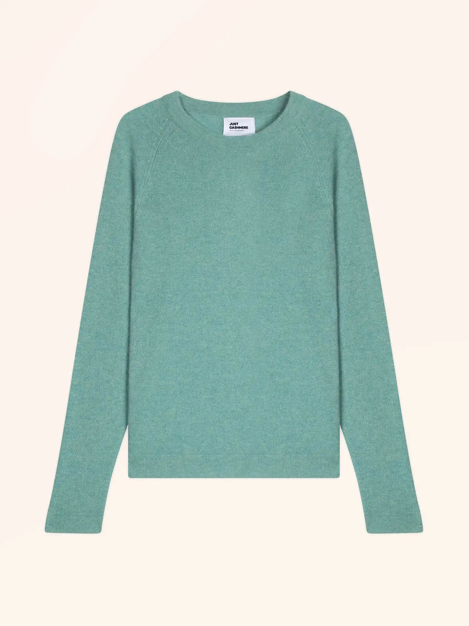 JANE pullover rundhalsausschnitt grün meliert