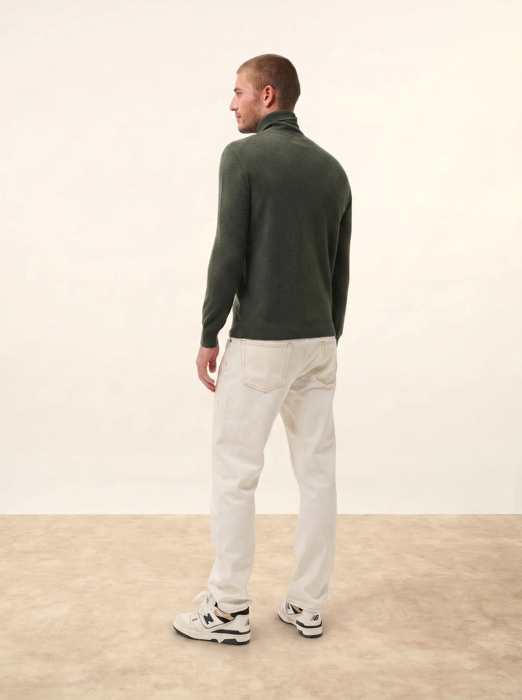 CONNOR pullover rollkragen khaki