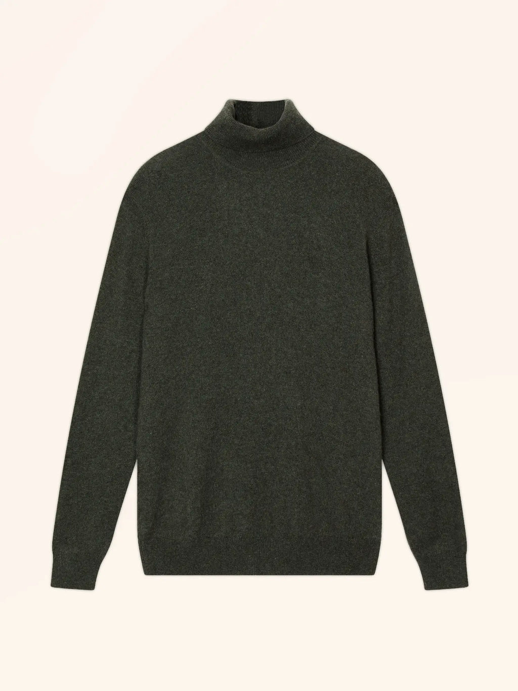 CONNOR pullover rollkragen khaki meliert