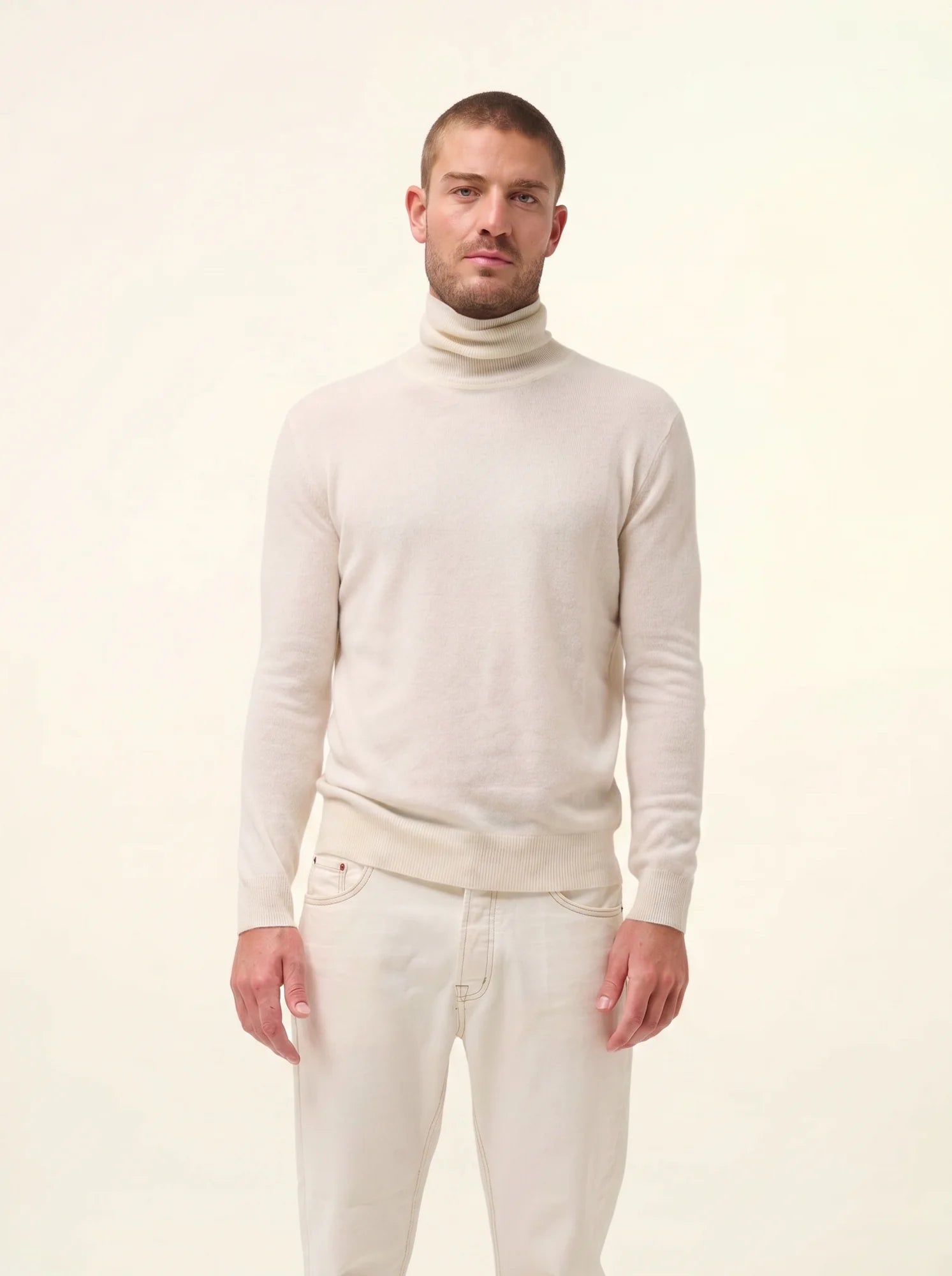 CONNOR pull col roulé neige