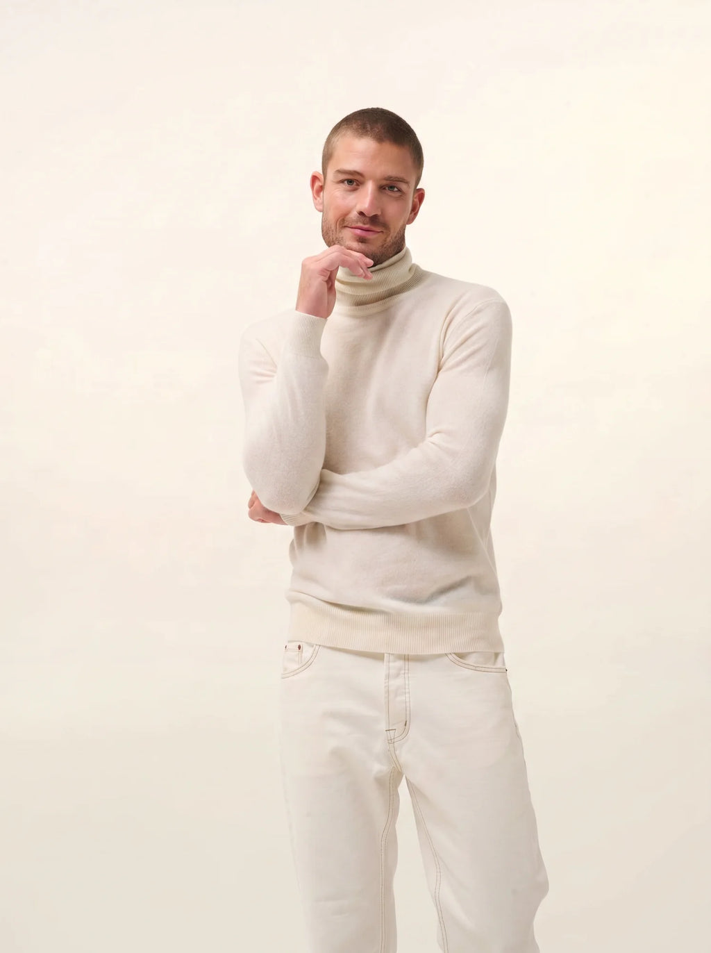 CONNOR pull col roulé neige