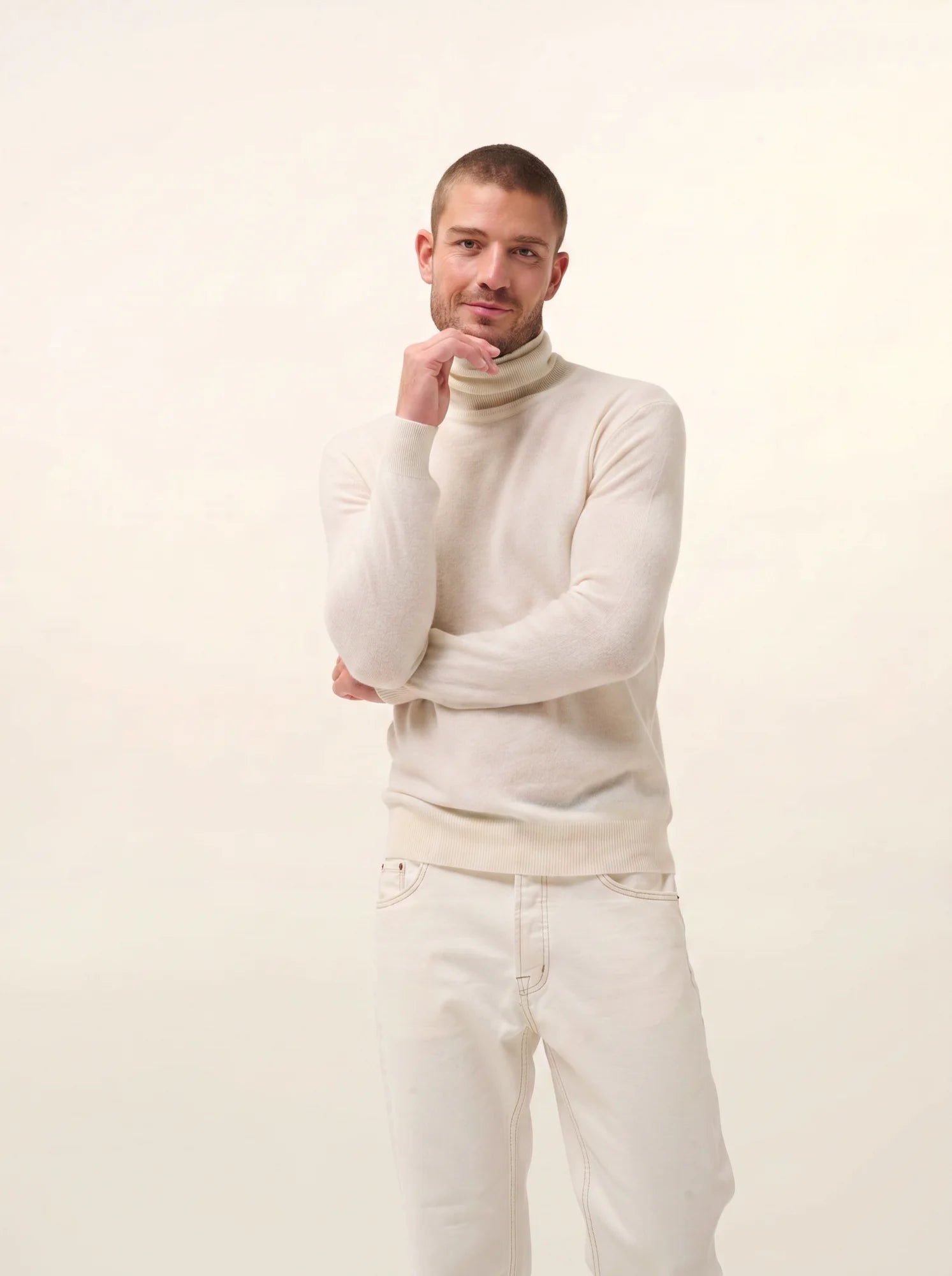 CONNOR pull col roulé neige