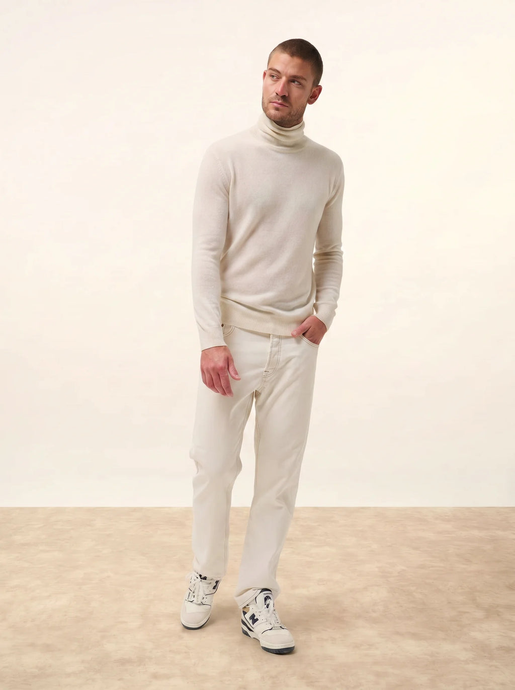 CONNOR pull col roulé neige