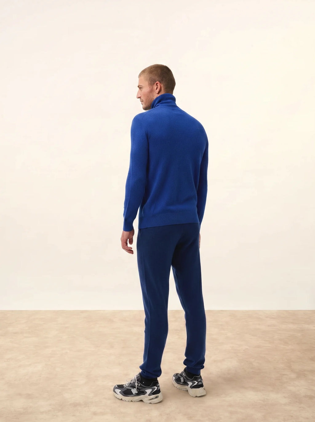 CONNOR pull col roulé outremer