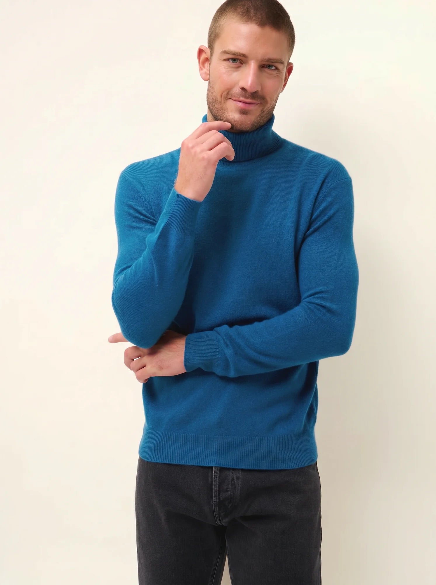 CONNOR pullover rollkragen paon