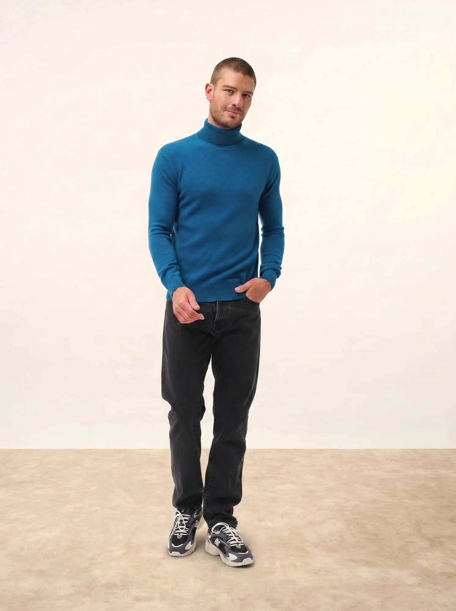 CONNOR pullover rollkragen paon