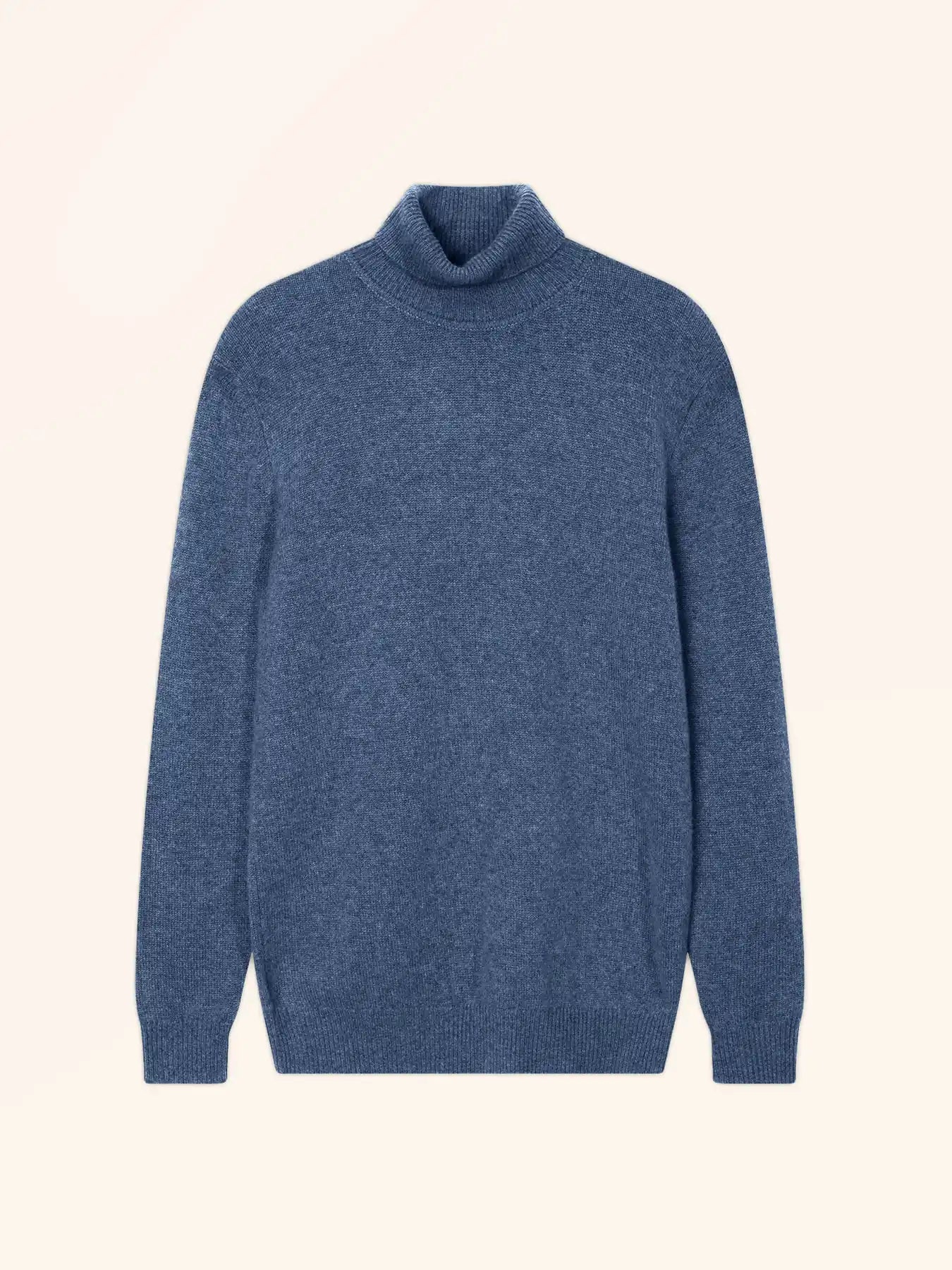 SACHA pullover rollkragen 4-fädig blau denim