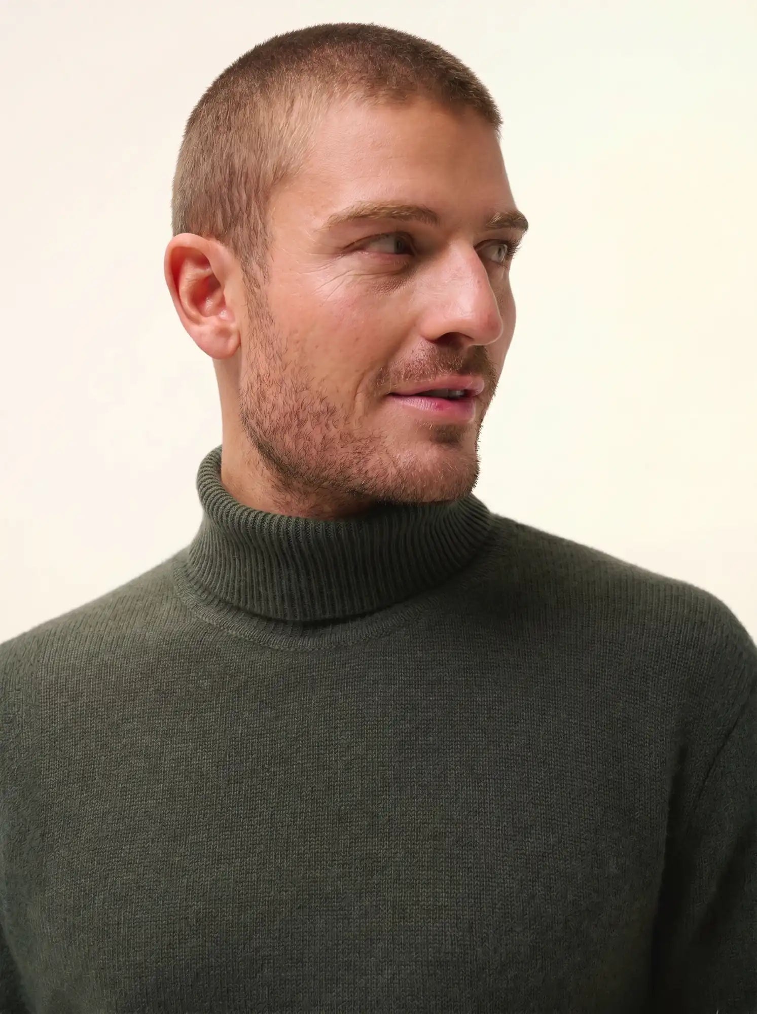 SACHA pullover rollkragen 4-fädig khaki