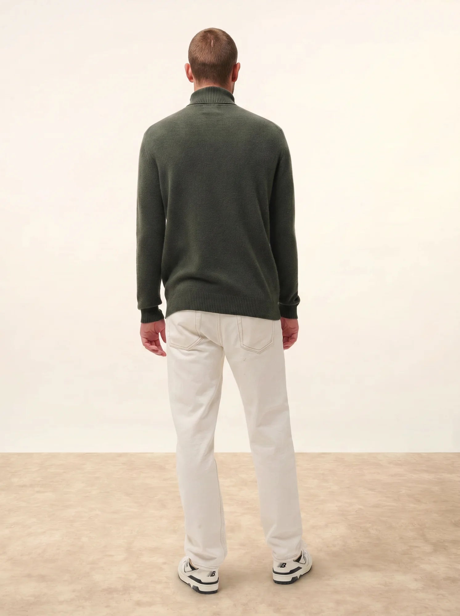 SACHA pullover rollkragen 4-fädig khaki