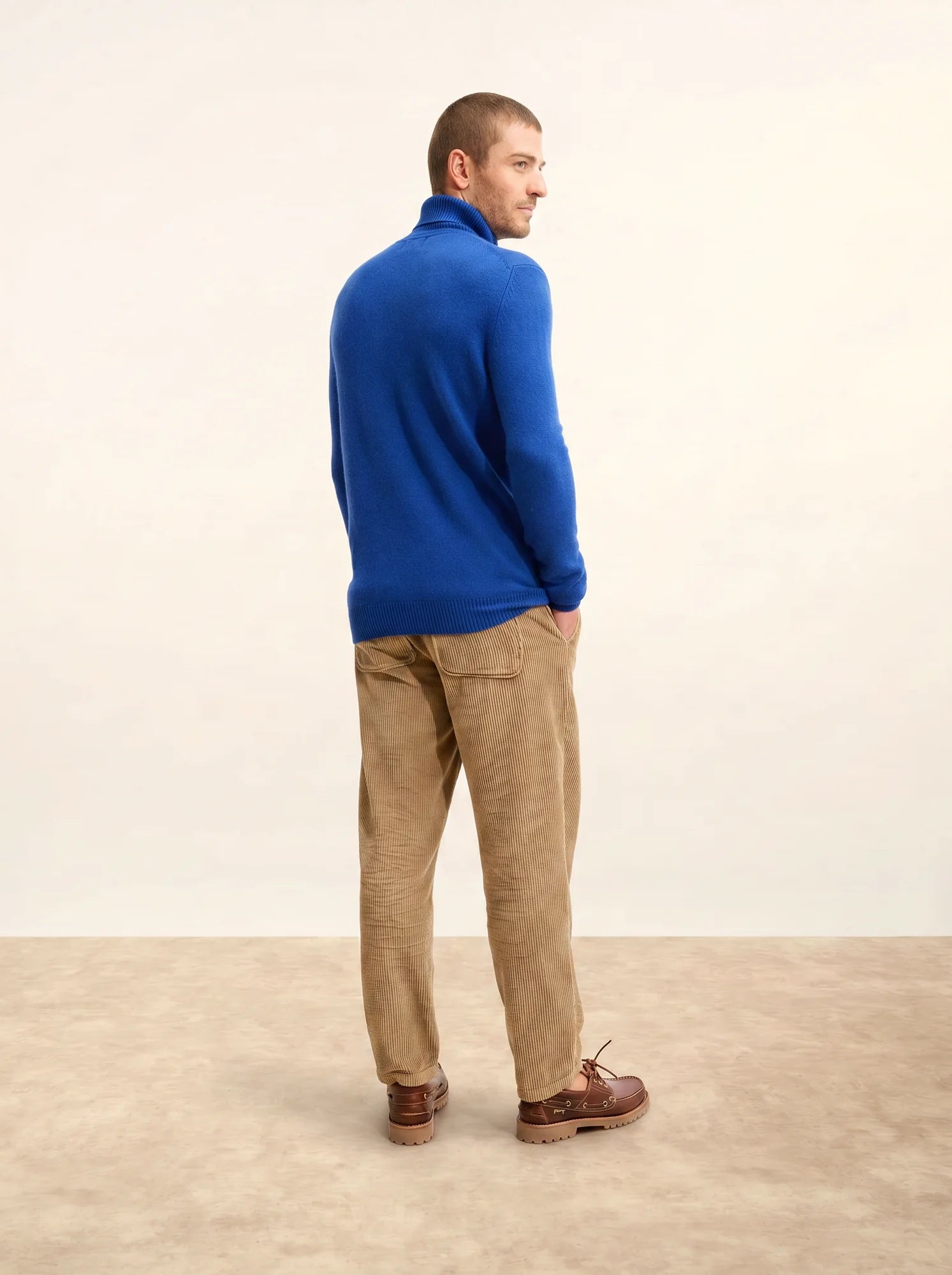 SACHA pullover rollkragen 4-fädig ultramarin