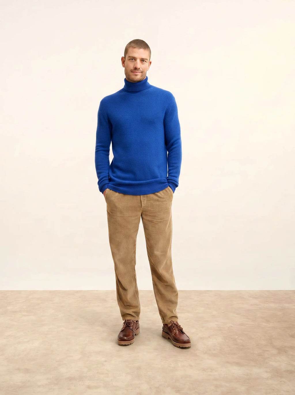 SACHA pullover rollkragen 4-fädig ultramarin