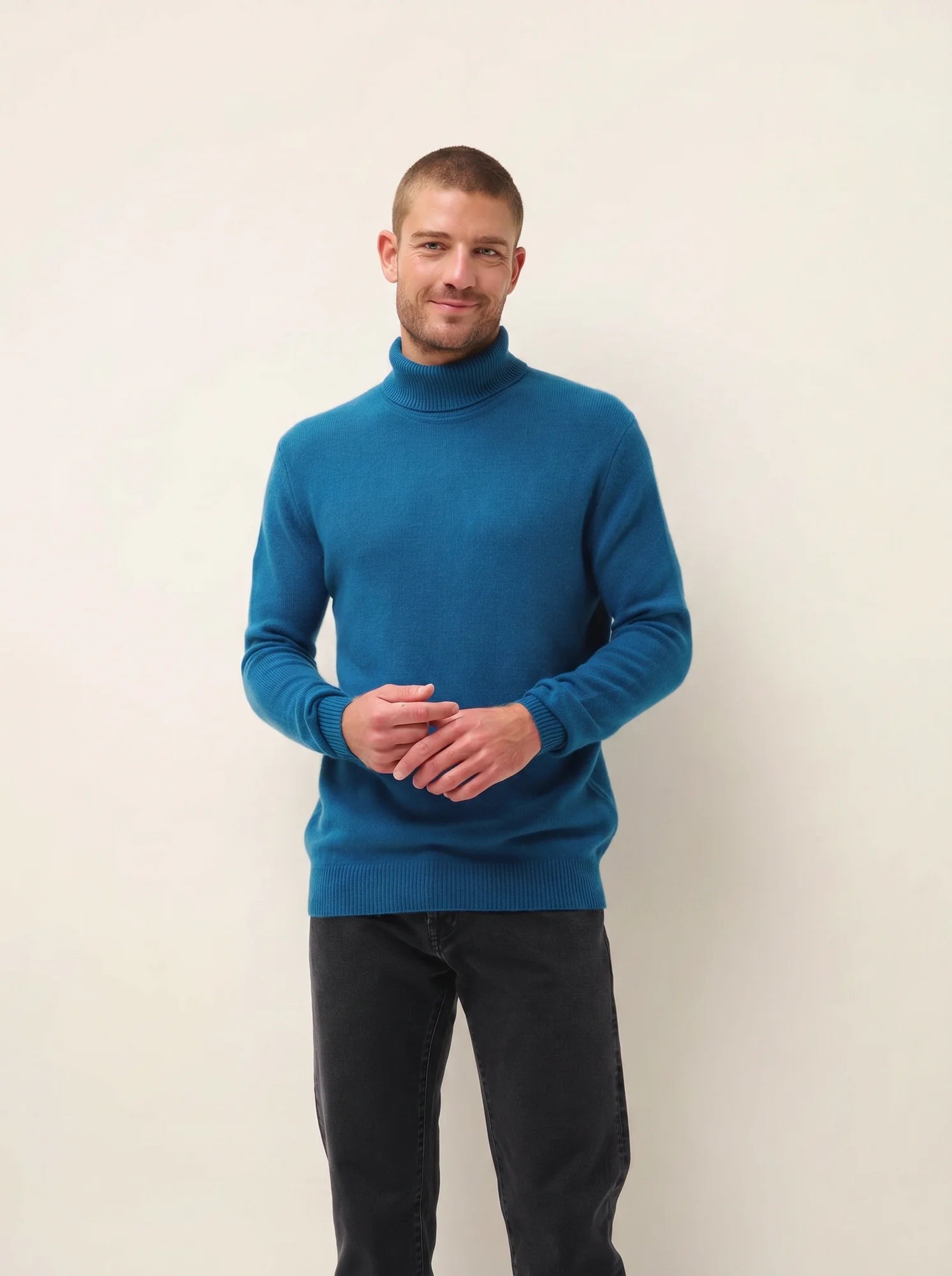 SACHA pullover rollkragen 4-fädig paon