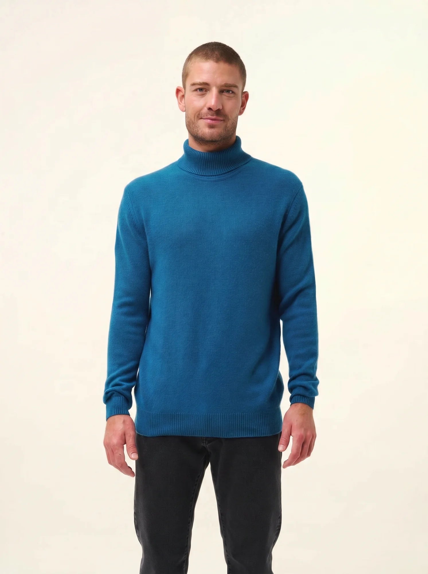 SACHA pullover rollkragen 4-fädig paon