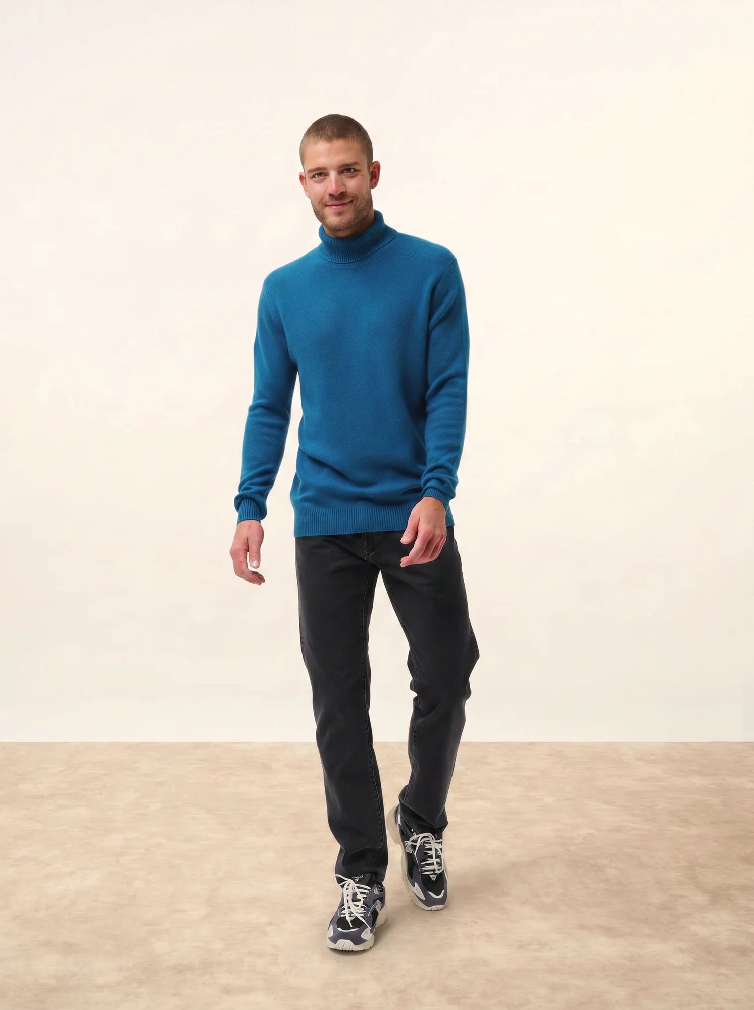 SACHA pullover rollkragen 4-fädig paon
