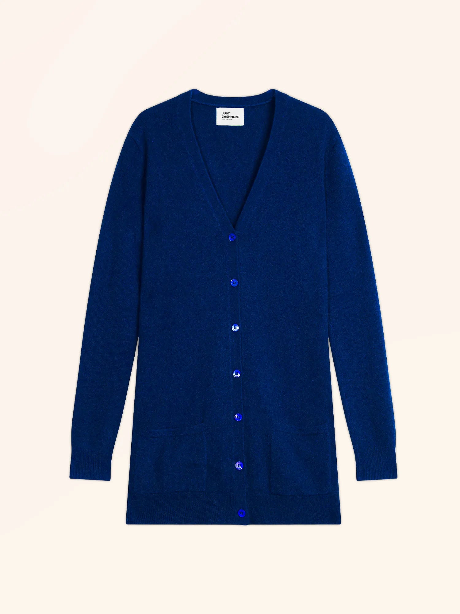 TOMMIE strickjacke v-ausschnitt ultramarin