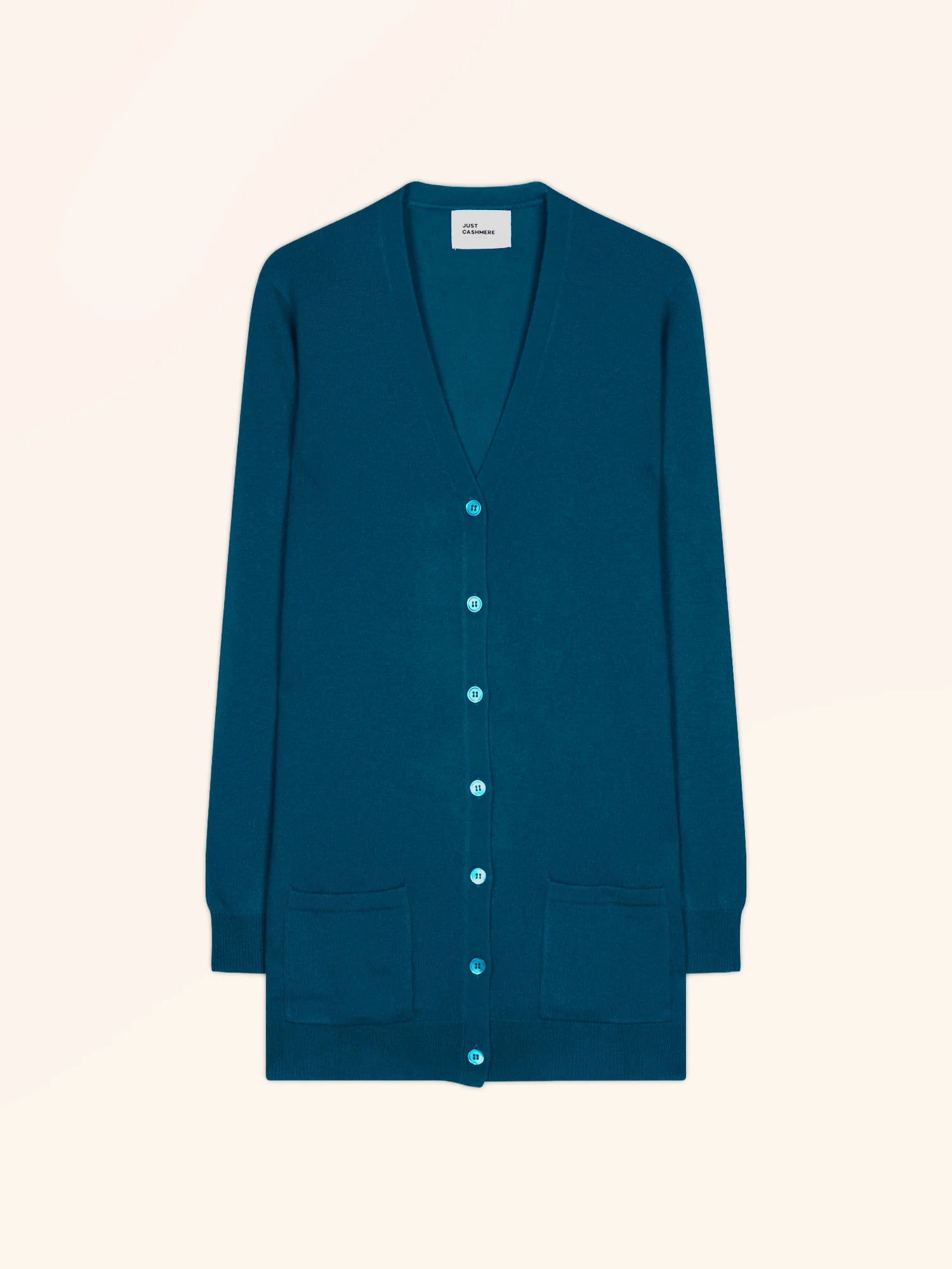 TOMMIE strickjacke v-ausschnitt paon