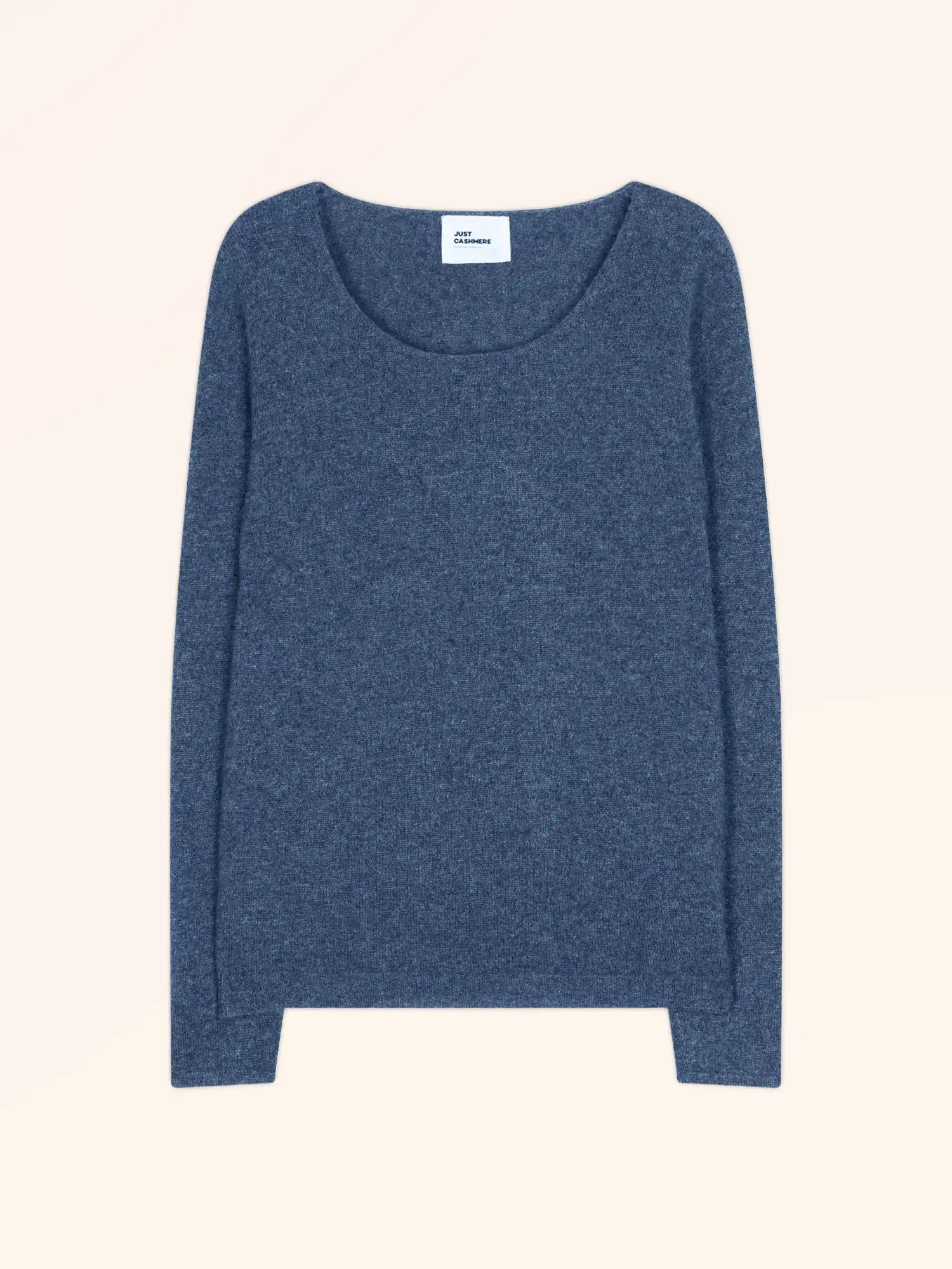 FIONA pullover rundhalsausschnitt blau denim