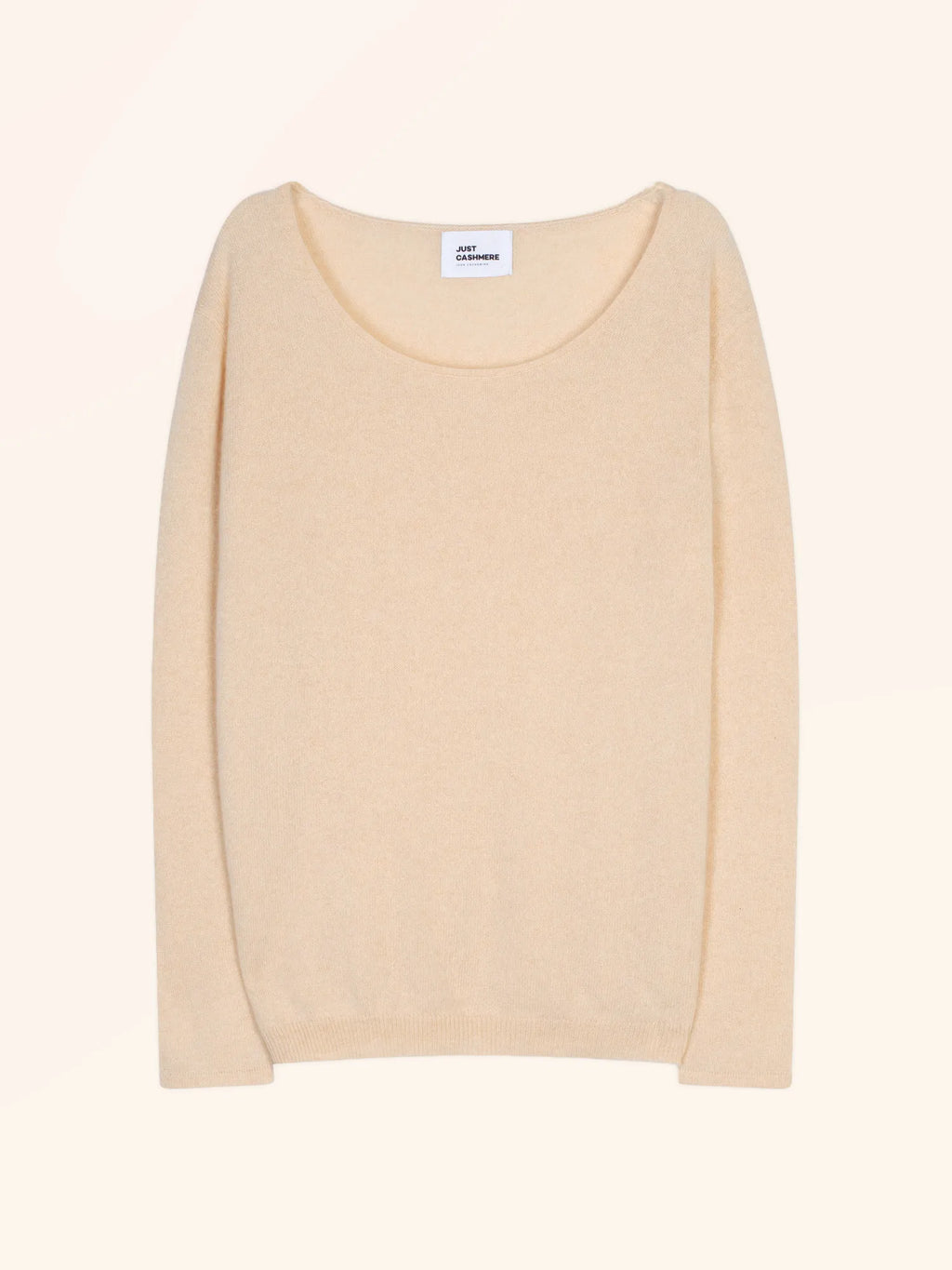 FIONA pullover rundhalsausschnitt sand