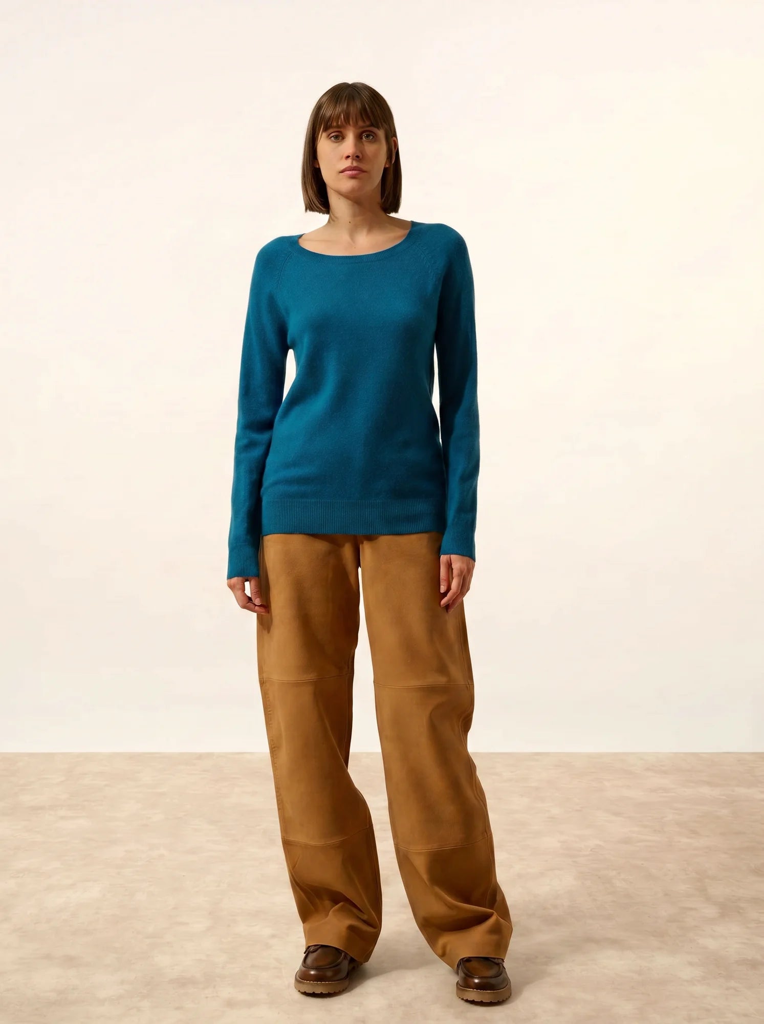 ABIGAILE pullover u-boot-ausschnitt tropfen hinten paon